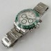 Parnis 39mm Japan Quartz Movement Full Chronograph Function Stainless Steel Band White Dial Luminous Marks Green Bezel Sapphire Glass Mens Watch PAR01001 Parnis 39mm Japan Quartz Movement Full Chronograph Function Stainless Steel Band White Dial Luminous Marks Green Bezel Sapphire Glass Mens Watch PAR01001