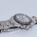 Parnis Sapphire Crystal 39mm White Dial Black Ceramic Bezel Japanese Quartz Movement Chronograph Men's Watch Stainless Band PAR01004