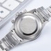 Parnis 39mm Silver Case Quartz Chronograph Sapphire Crystal Men's Stainless Steel Watches Japan Movement 2021 With Box Gift PAR01006 Parnis 39mm Silver Case Quartz Chronograph Sapphire Crystal Men's Stainless Steel Watches Japan Movement 2021 With Box Gift PAR01006