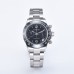 Parnis Silver Stainless Steel Case Men's Watch Auto Date Chronograph Men Quartz Wristwatches PAR01013