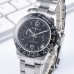 Parnis Silver Stainless Steel Case Men's Watch Auto Date Chronograph Men Quartz Wristwatches PAR01013