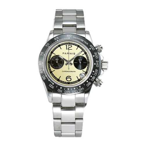 Parnis 39mm Case Men Quartz Watch Waterproof Sapphire Glass WristWatch Chronograph VK63 Movement 2021 Top Luxury Brand PAR01016 Parnis 39mm Case Men Quartz Watch Waterproof Sapphire Glass WristWatch Chronograph VK63 Movement 2021 Top Luxury Brand PAR01016