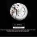 Parnis Black Dial Japan Automatic Stainless Steel Case Sapphire Crystal Mechanical Mens Watch PAR03006