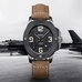 Parnis 47mm Military Japan Automatic Mechanical Watches Luxury Sapphire Crystal Leather Band Casual Mens Watch PAR83002
