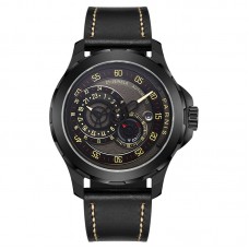 Parnis 44mm Case Japan Automatic Watch  Luminous Design Brand Genuine Leather Watchband Automatic Mechanical Mens Watch PAR83007