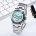 Parnis Commender Seriers Luminous Mens Stainless Steel Watchband Military Sport Chronograph Quartz Watch Wrist Watches PAR01005