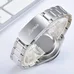 Parnis Commender Seriers Luminous Mens Stainless Steel Watchband Military Sport Chronograph Quartz Watch Wrist Watches PAR01005