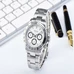 Parnis 39mm Dial Quartz Chronograph Top Brand Luxury Pilot Business Waterproof Sapphire Crystal Men's Watch Relogio Masculino PAR01007