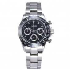 Parnis Wrist Watches Men Quartz Pilot Chronograph Top Brand Luxury Business Sapphire Crystal Luminous Watch Relogio Masculino PAR01010