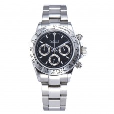 Parnis 39mm Dial Watches Men Quartz Pilot Chronograph Luxury Business Sapphire Crystal Watch Relogio Masculino 2021 With Box PAR01011
