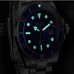 Parnis 40mm Green Dial Automatic Mechanical Watch Green Ceramic Bezel Mens Watch PAR96017