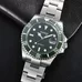 Parnis 40mm Green Dial Automatic Mechanical Watch Green Ceramic Bezel Mens Watch PAR96017