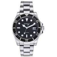 Parnis 40mm Japan Automatic Mechanical Men Watch Calendar Stainless Steel Sapphire Crystal Mens Watches PAR96022