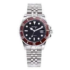 Parnis Brand Luxury Men Watches Automatic Black Dial Watch Jubilee Bracelet Waterproof Business Sport Mechanical Wristwatch 2020 PAR96031