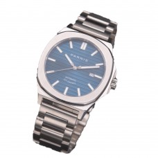 Parnis 42mm Blue Dial Stainless Steel Mechanical Automatic Clock Diver Sapphire Crystal Mens Watch PAR03004