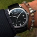 Parnis Black Dial Japan Automatic Stainless Steel Case Sapphire Crystal Mechanical Mens Watch PAR03006