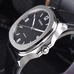 Parnis Black Dial Japan Automatic Stainless Steel Case Sapphire Crystal Mechanical Mens Watch PAR03006
