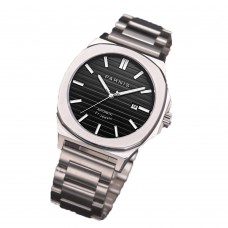 Parnis 42mm Black Dial Mechanical Automatic Men Watches Sapphire Crystal Japan Movement Mens Watch PAR03009