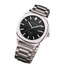 Parnis 42mm Black Dial Mechanical Automatic Men Watches Sapphire Crystal Japan Movement Mens Watch PAR03009