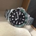 Parnis 40mm Black Green Bezel Mechanical Watches Green GMT Sapphire Crystal Automatic Calendar Men's Wristwatch PAR93014G