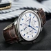 Parnis 43mm Automatic Watch Moon Phase Power Reserve Men Luxury Brand Top Japan Mechanical Winder Watches Casual Mens Watch PAR66007