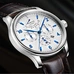 Parnis 43mm Automatic Watch Moon Phase Power Reserve Men Luxury Brand Top Japan Mechanical Winder Watches Casual Mens Watch PAR66007