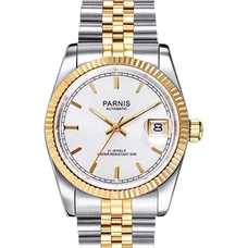Parnis 36mm Parnis Sapphire Glass 21 Jewels Miyota Luminous Automatic Men Watch PAR98003