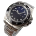 Parnis 44mm Black And Blue Dial Ceramic Rotating Luminous Marks Bezel Japan Automatic Movement Stainless Steel Band Mens Watch PAR69001