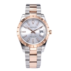 Parnis Automatic Mechanical Men Watch Stainless Steel Bracelet Men's Watches Japan Movement PAR88006