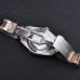Parnis 39.5mm Black Dial Automatic Mechanical Men's Watches Calendar Japan Movement Rose Gold Bezel Men Watch PAR88012