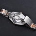Parnis 39.5mm Black Dial Automatic Mechanical Men's Watches Calendar Japan Movement Rose Gold Bezel Men Watch PAR88012
