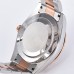 Parnis 39.5mm Black Dial Automatic Mechanical Men's Watches Calendar Japan Movement Rose Gold Bezel Men Watch PAR88012