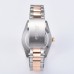 Parnis 39.5mm Black Dial Automatic Mechanical Men's Watches Calendar Japan Movement Rose Gold Bezel Men Watch PAR88012