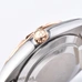 Parnis 39.5mm Black Dial Automatic Mechanical Men's Watches Calendar Japan Movement Rose Gold Bezel Men Watch PAR88012