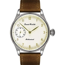 Panis 44mm Butter Yellow dial Asian Mechanical Hand Wind Movement Men's Watch Mechanical Watches PAR06008
