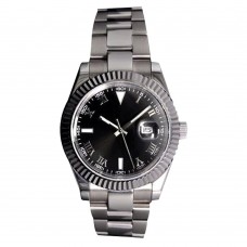 Parnis 40mm Sterile Dial Datejust Model Automatic Men Watch PAR51014