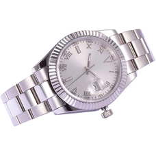 Parnis 40mm Silver Dial Sapphire Glass Automatic Mens Wrist Watch PAR51017